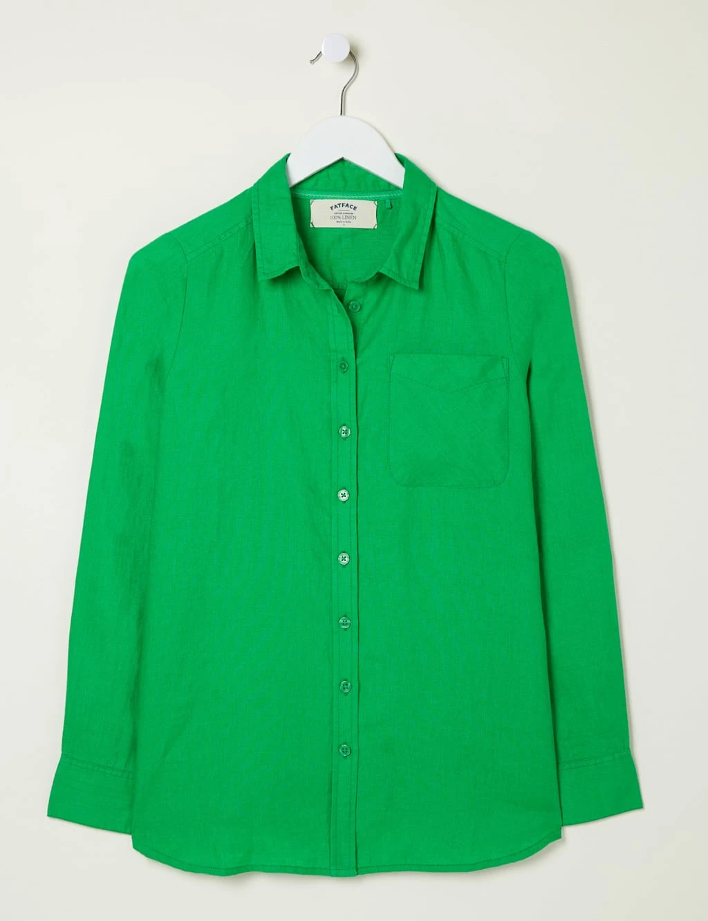 Pure Linen Collared Shirt 2 Pure Linen Collared Shirt - Image 2