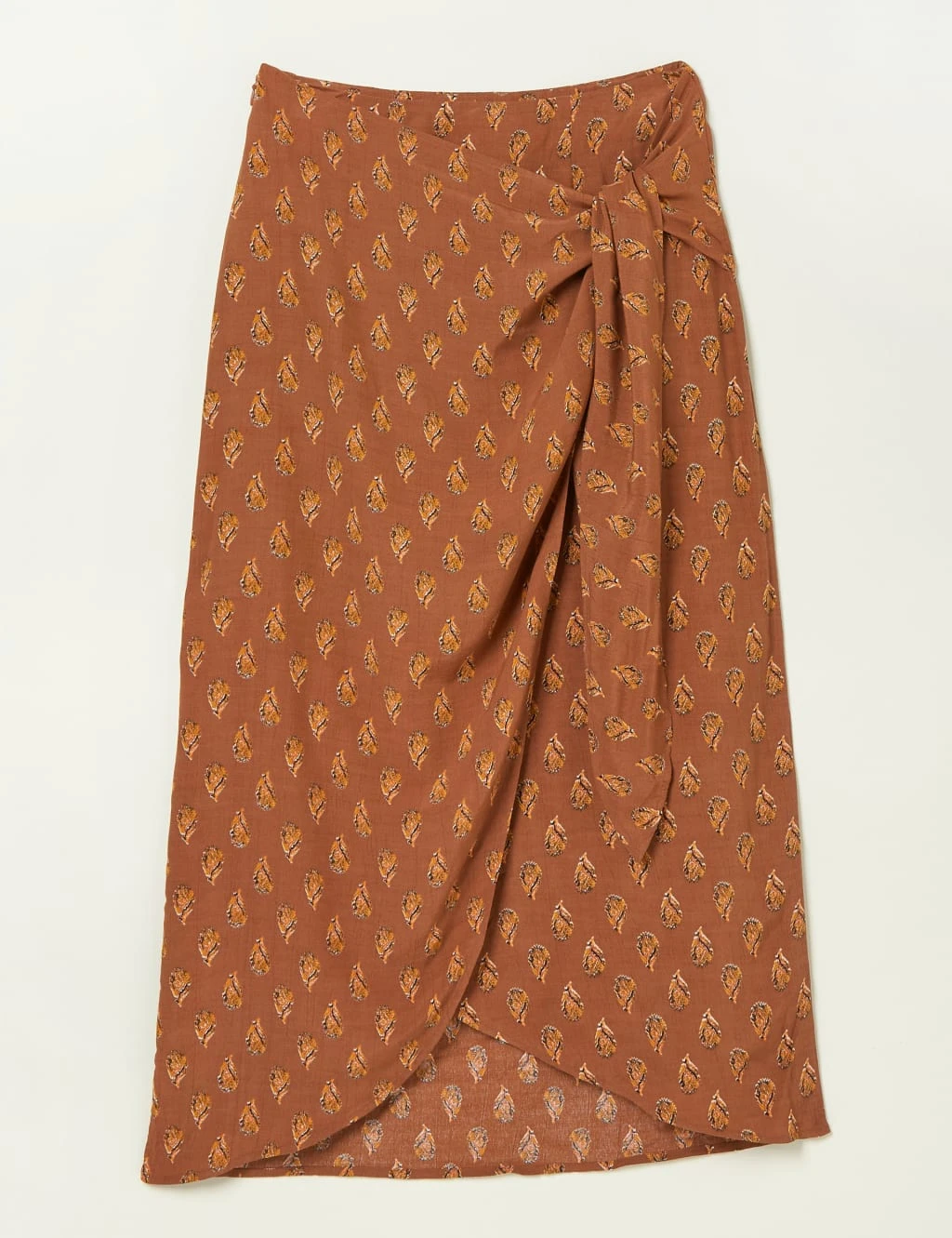 Printed Midi Wrap Skirt 2 Printed Midi Wrap Skirt - Image 2