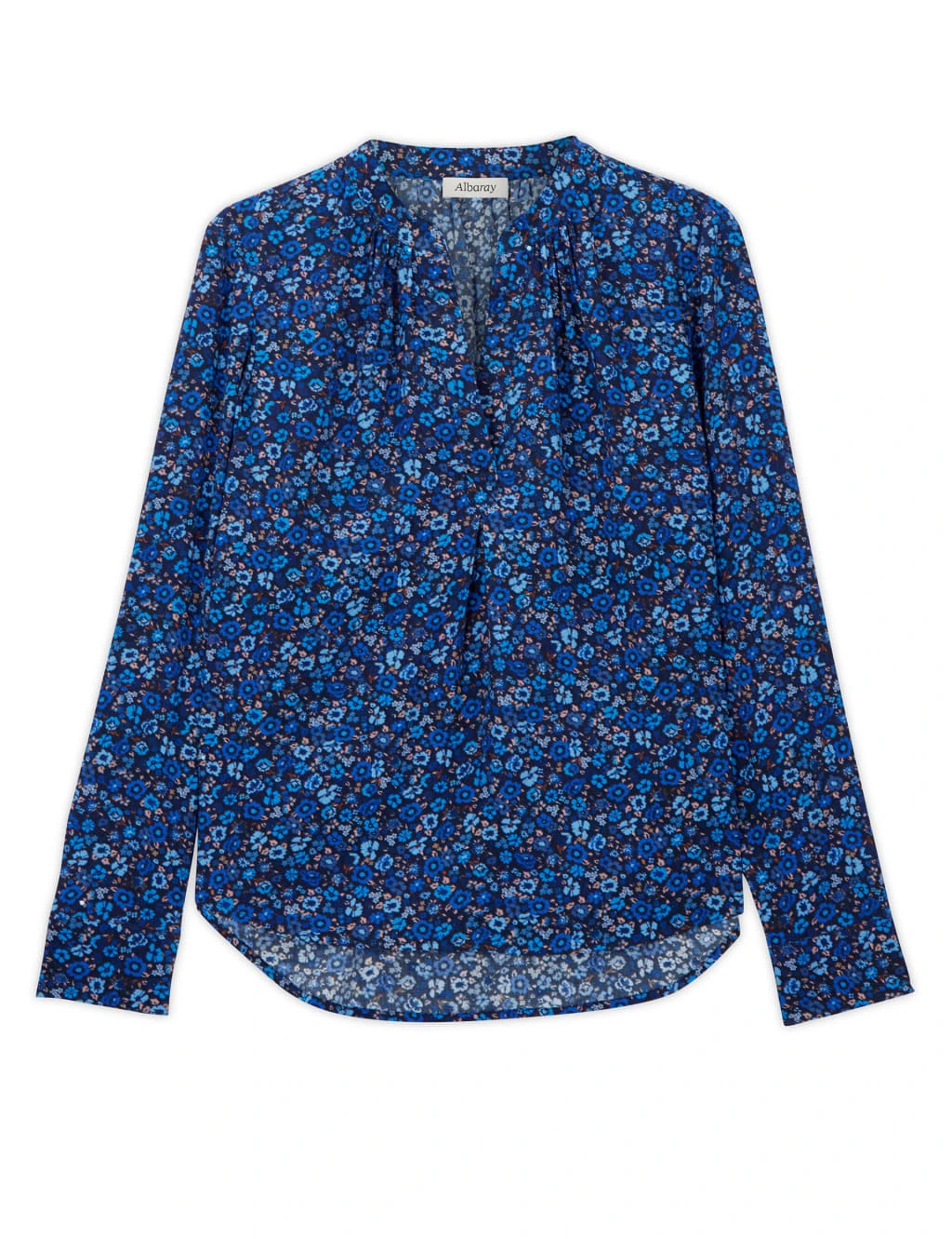 Floral Notch Neck Blouse 2 Floral Notch Neck Blouse - Image 2