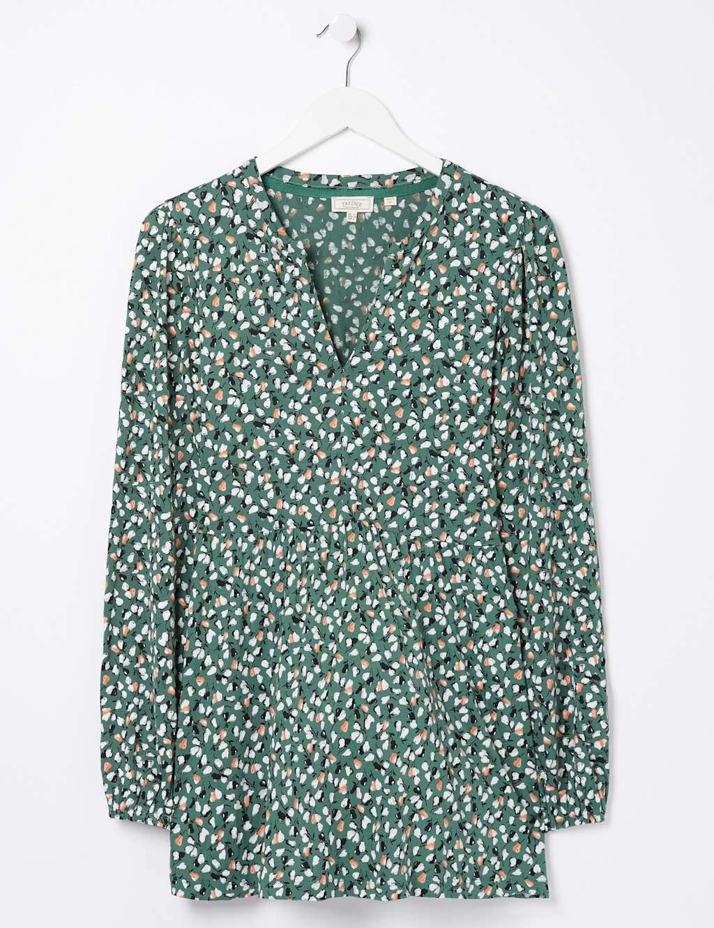 Floral Notch Neck Tunic 2 Floral Notch Neck Tunic - Image 2