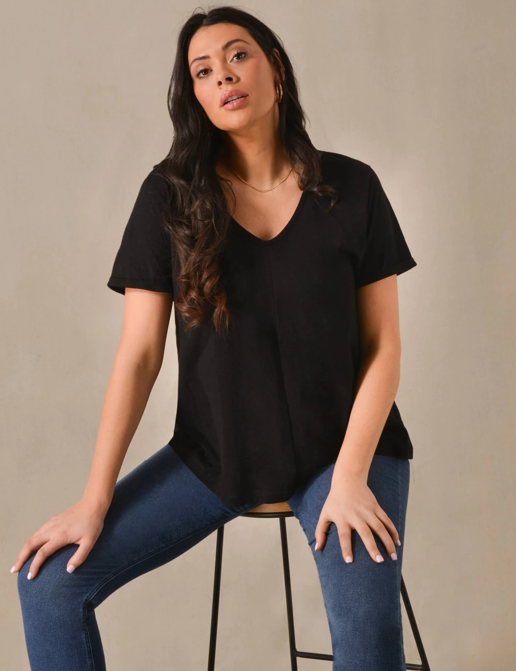 Pure Cotton Relaxed T-Shirt 1 Pure Cotton Relaxed T-Shirt