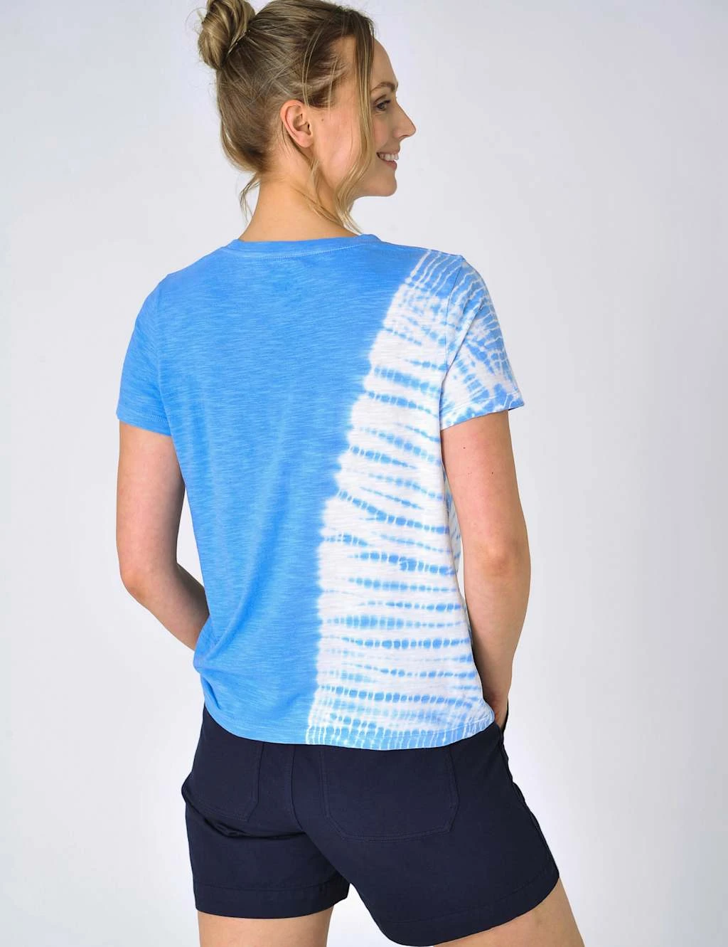 Cotton Modal Blend Tie Dye T-Shirt 3 Cotton Modal Blend Tie Dye T-Shirt - Image 3