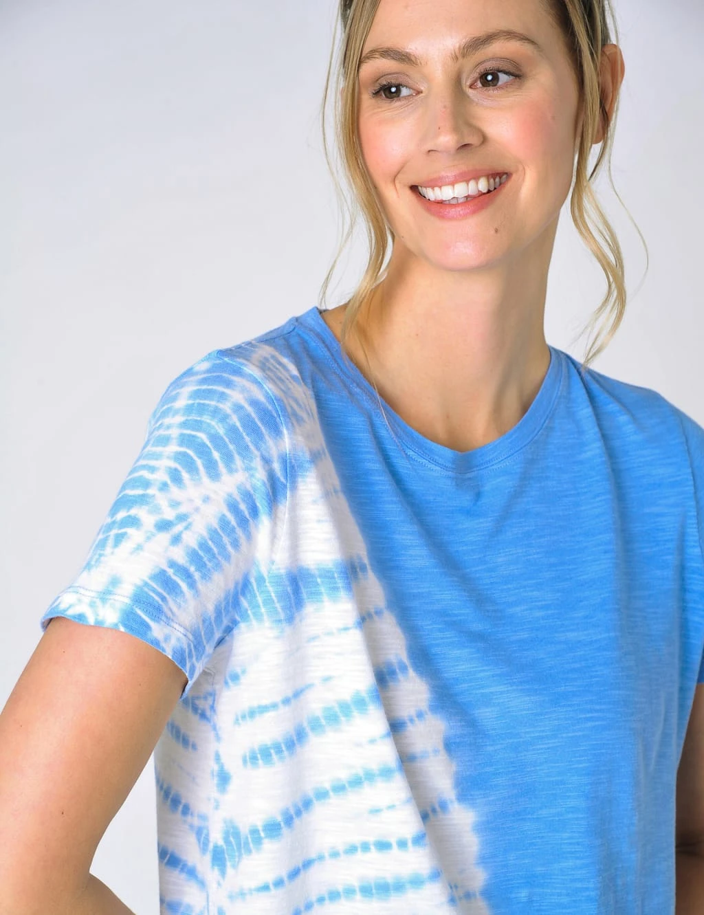 Cotton Modal Blend Tie Dye T-Shirt 4 Cotton Modal Blend Tie Dye T-Shirt - Image 4