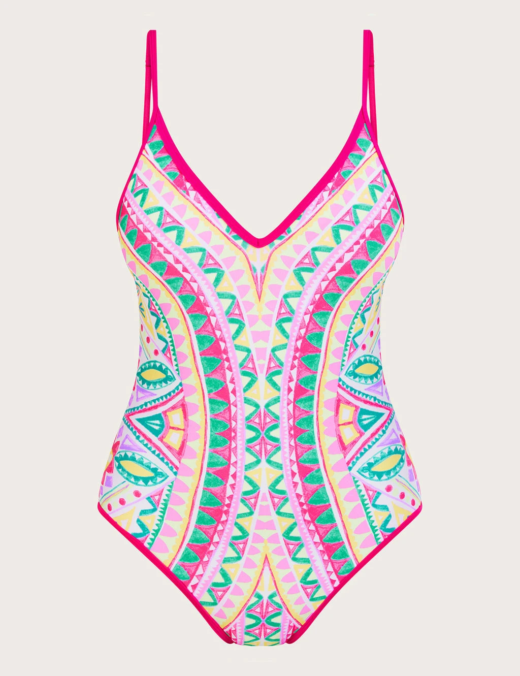 MONSOON Geometric Plunge Swimsuit 2 MONSOON Geometric Plunge Swimsuit - Image 2