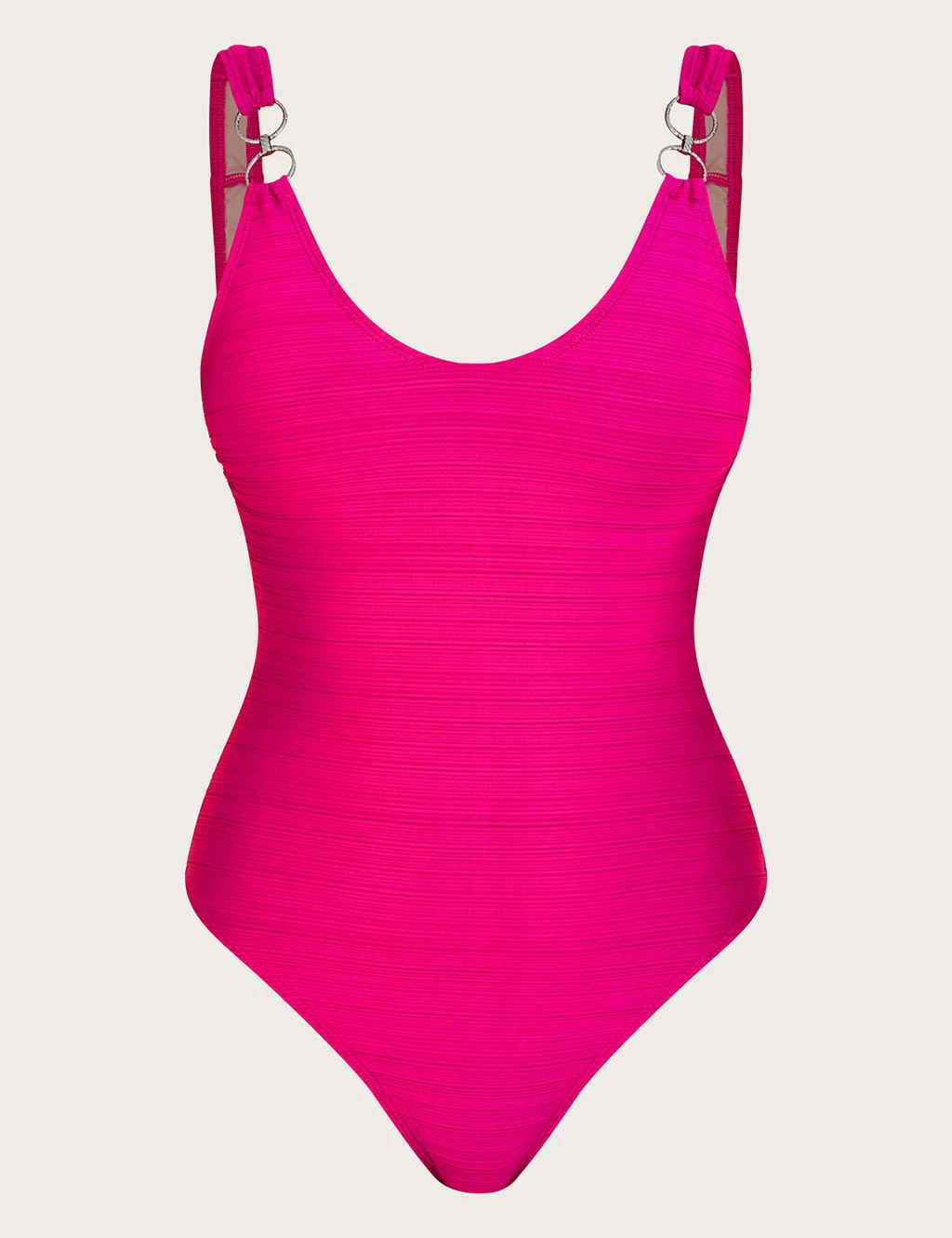 MONSOON Textured Ring Detail Swimsuit 2 MONSOON Textured Ring Detail Swimsuit - Image 2