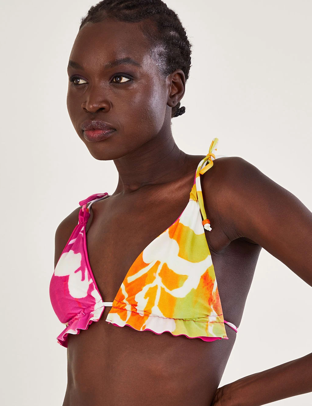 MONSOON Printed Tie Detail Bikini Top 1 MONSOON Printed Tie Detail Bikini Top