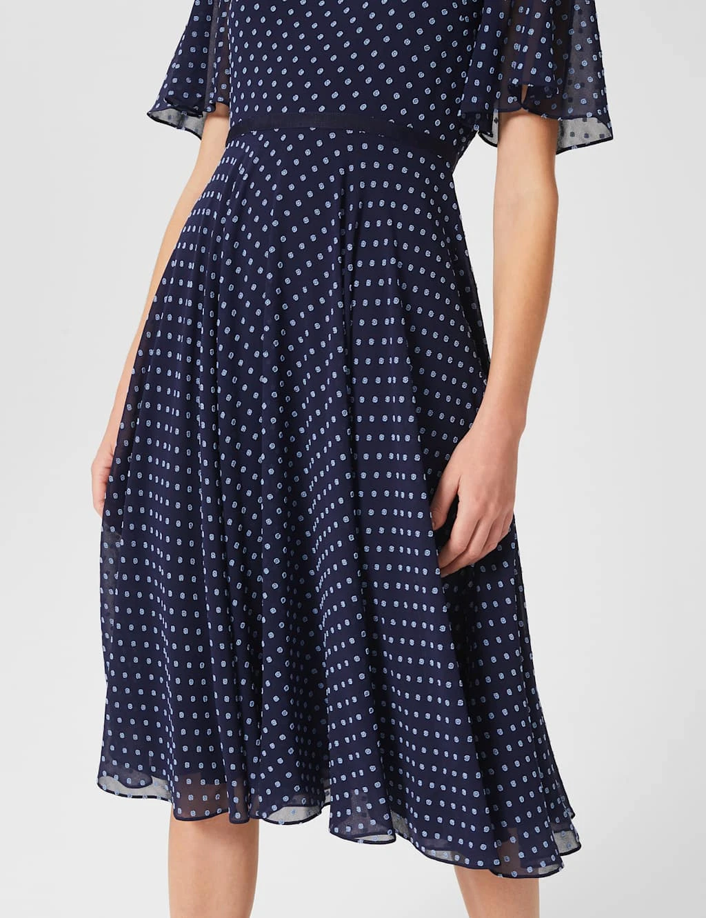 Polka Dot Midi Skater Dress 4 Polka Dot Midi Skater Dress - Image 4