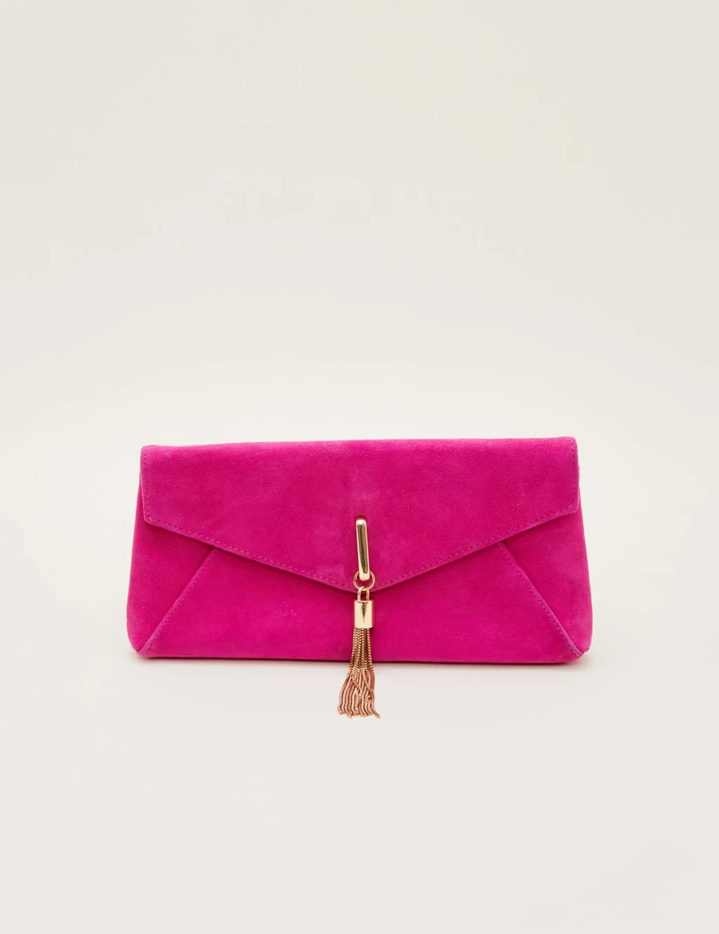 Suede Tassel Clutch Bag 1 Suede Tassel Clutch Bag