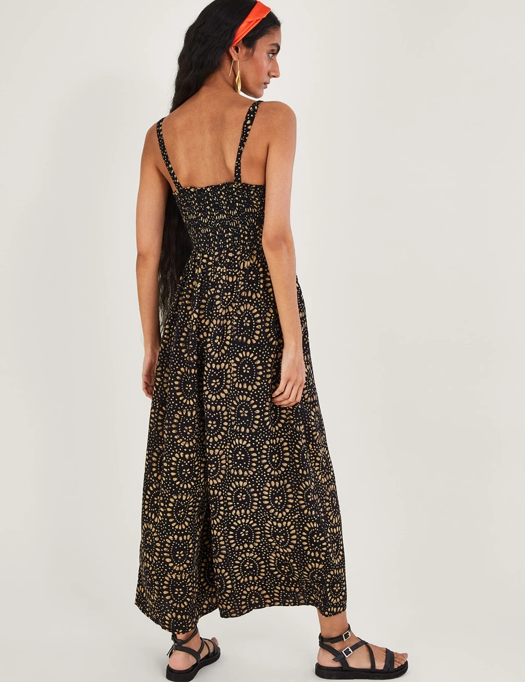 MONSOON Printed Sleeveless Wide Leg Jumpsuit 3 MONSOON Printed Sleeveless Wide Leg Jumpsuit - Image 3
