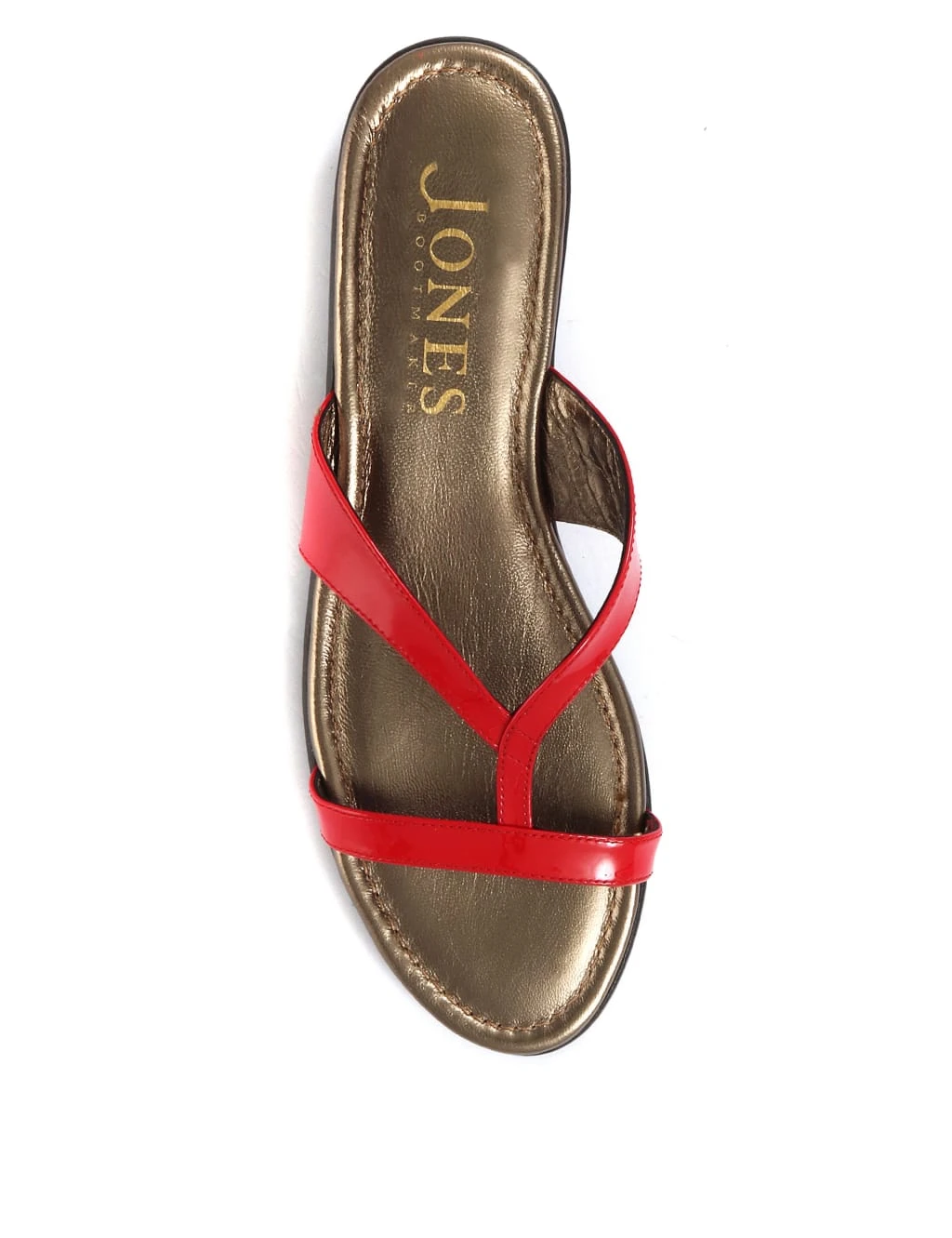 Jones Bootmaker Leather Patent Strappy Flat Mule Sandals 3 Jones Bootmaker Leather Patent Strappy Flat Mule Sandals - Image 3