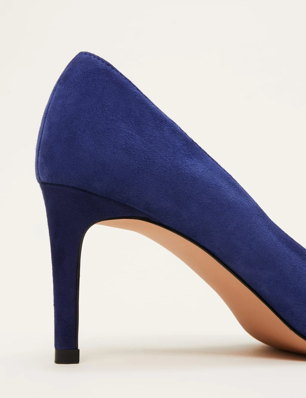 Suede Bow Stiletto Heel Court Shoes 4 Suede Bow Stiletto Heel Court Shoes - Image 4