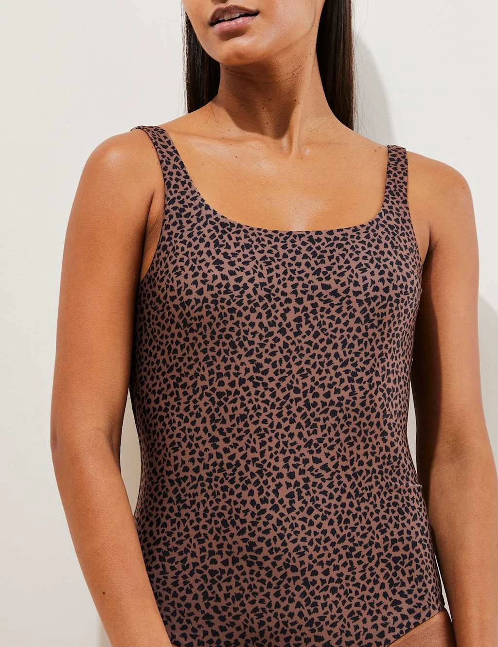 Animal Print Square Neck Swimsuit 3 Animal Print Square Neck Swimsuit - Image 3