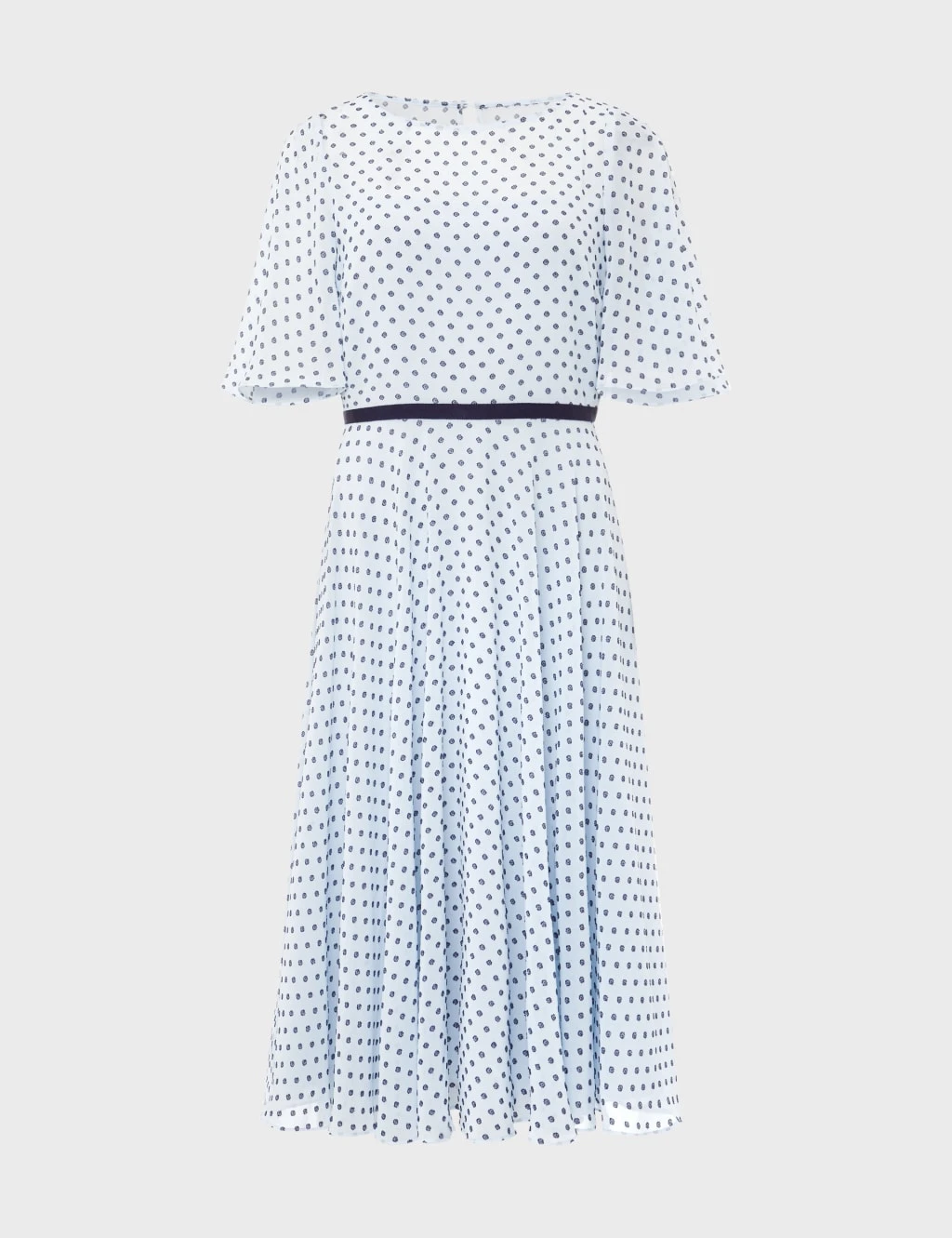 Printed Midi Swing Dress 2 Printed Midi Swing Dress - Image 2