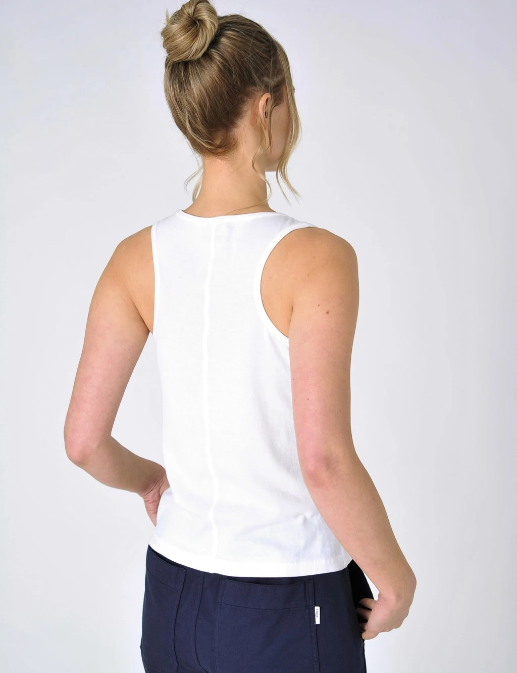 Cotton Blend Vest With Linen 4 Cotton Blend Vest With Linen - Image 4