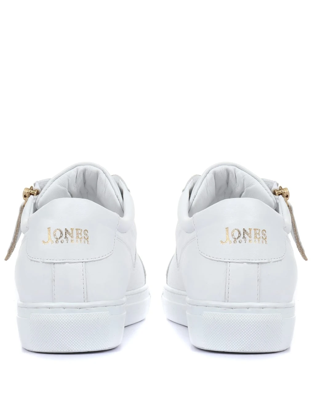 Jones Bootmaker Leather Lace Detail Trainers 4 Jones Bootmaker Leather Lace Detail Trainers - Image 4