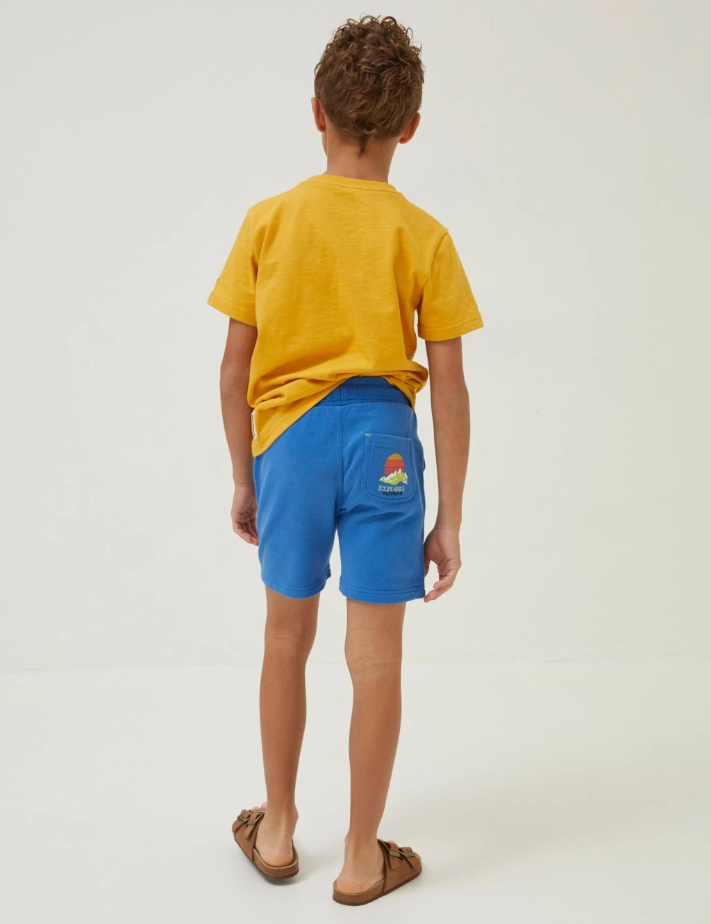 Pure Cotton Explore Slogan Shorts (3-13 Yrs) 3 Pure Cotton Explore Slogan Shorts (3-13 Yrs) - Image 3