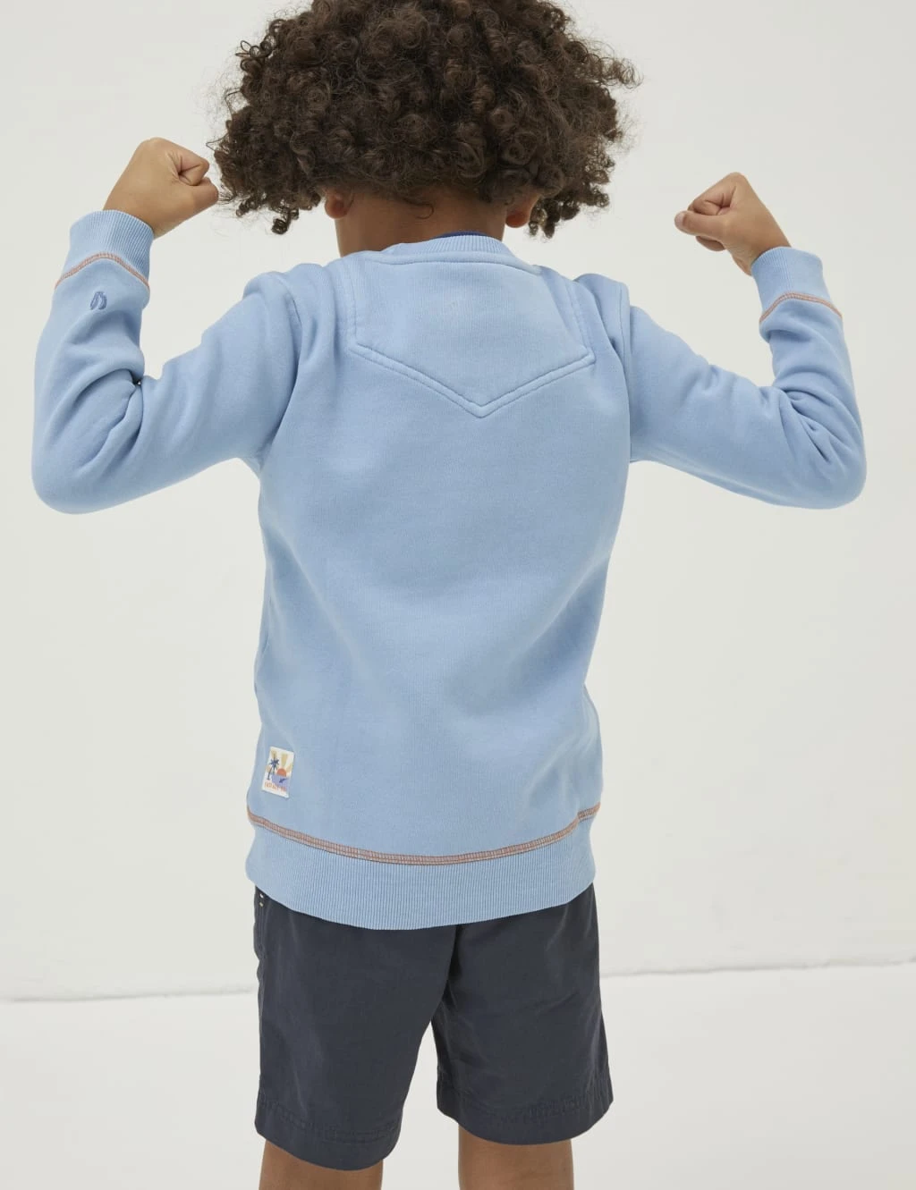Cotton Rich Surf Print Sweatshirt (3-13 Yrs) 4 Cotton Rich Surf Print Sweatshirt (3-13 Yrs) - Image 4
