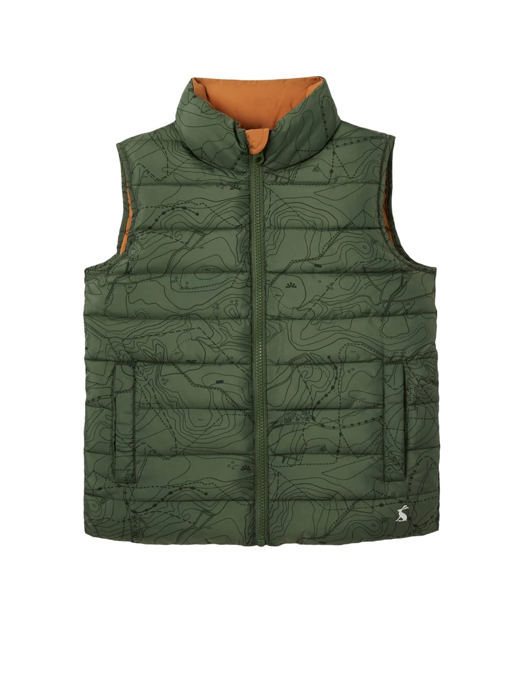 Joules Reversible Printed Gilet (2 -12 Yrs) 1 Joules Reversible Printed Gilet (2 -12 Yrs)