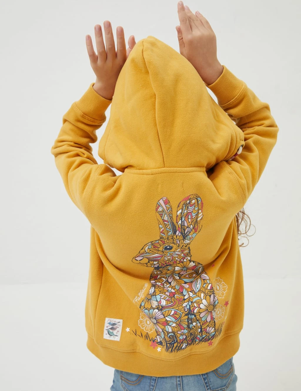 Cotton Rich Bunny Zip Hoodie (3-13 Yrs) 4 Cotton Rich Bunny Zip Hoodie (3-13 Yrs) - Image 4