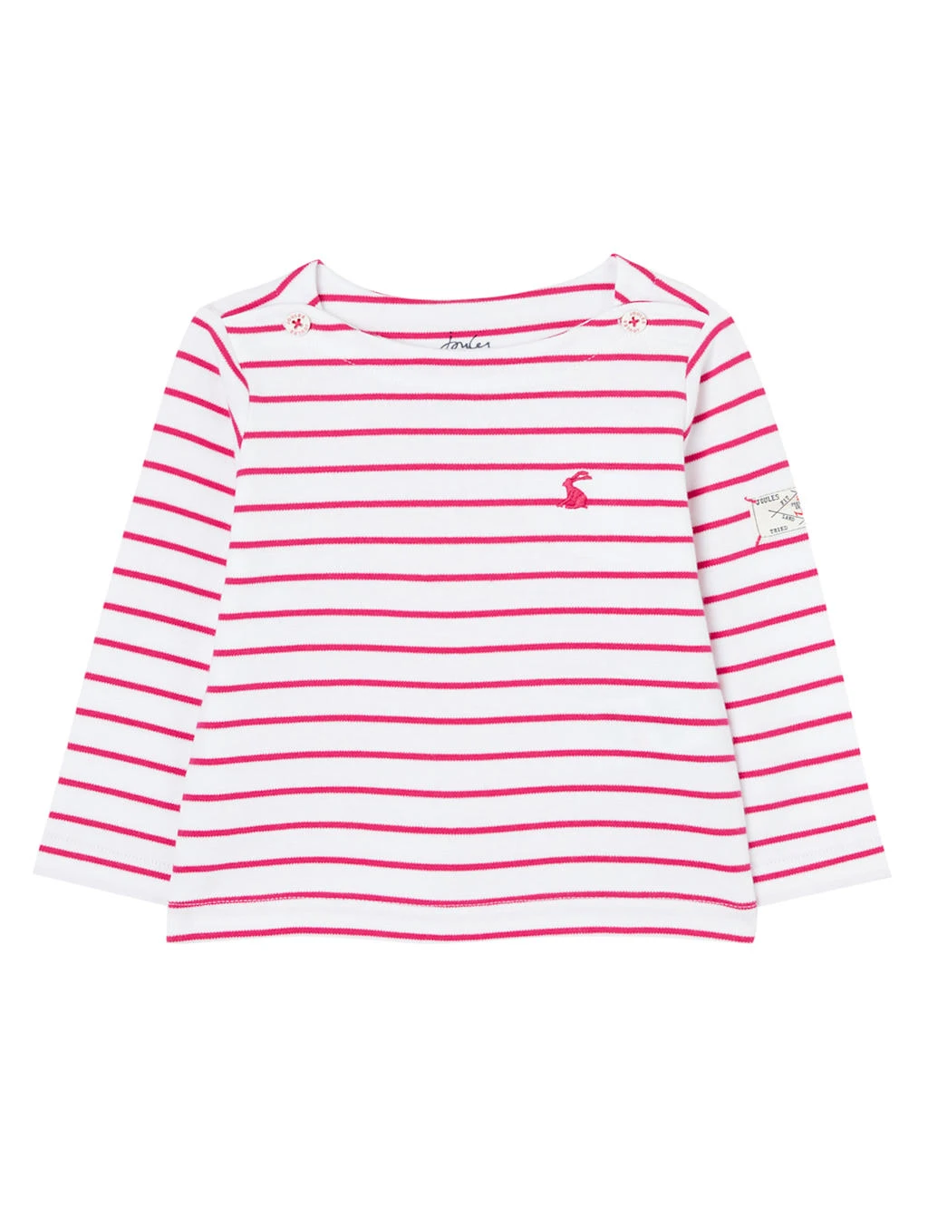Joules Organic Cotton Striped Top (0 - 3 Yrs) 1 Joules Organic Cotton Striped Top (0 - 3 Yrs)