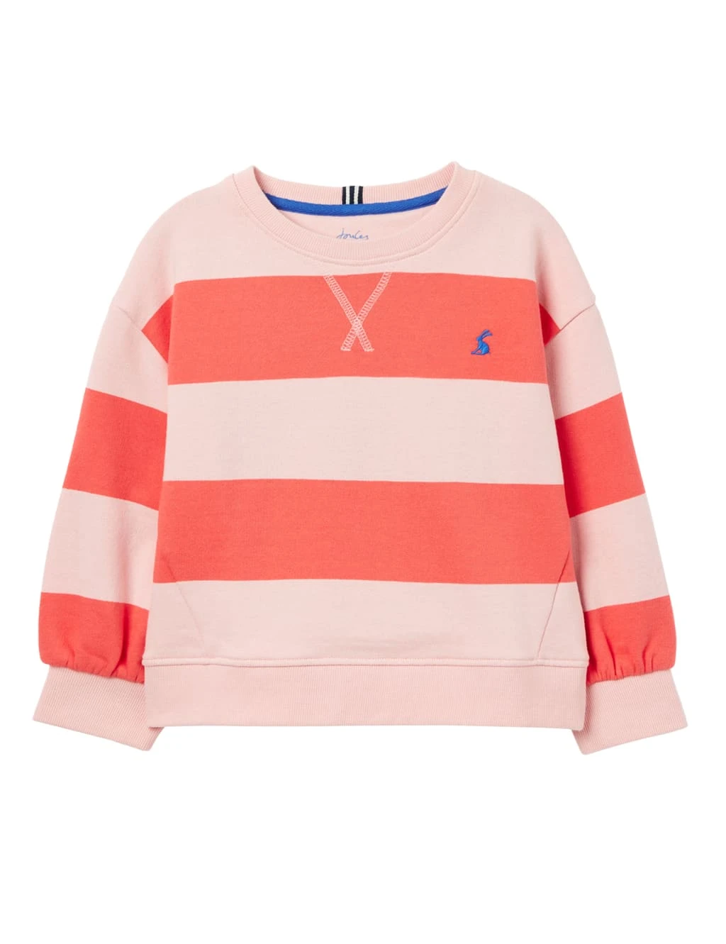 Joules Pure Cotton Striped Sweatshirt (2-12 Yrs) 1 Joules Pure Cotton Striped Sweatshirt (2-12 Yrs)