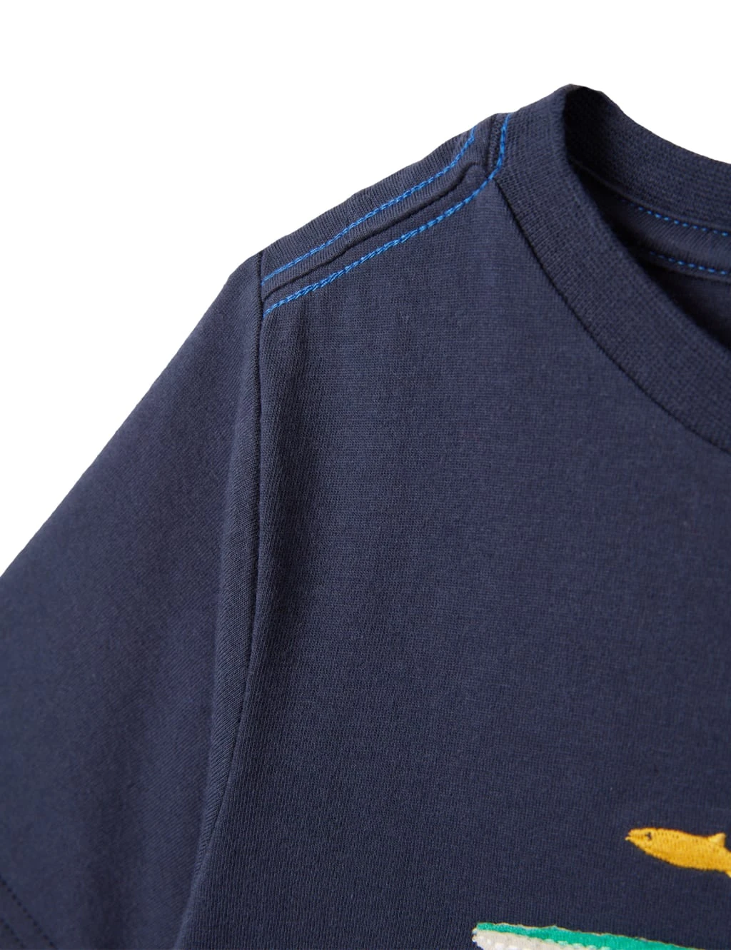 Joules Pure Cotton Shark T-Shirt (2-12 Yrs) 6 Joules Pure Cotton Shark T-Shirt (2-12 Yrs) - Image 6