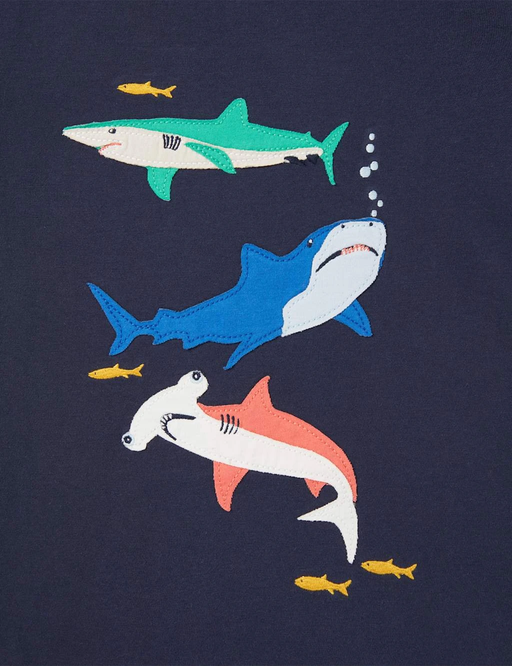 Joules Pure Cotton Shark T-Shirt (2-12 Yrs) 4 Joules Pure Cotton Shark T-Shirt (2-12 Yrs) - Image 4