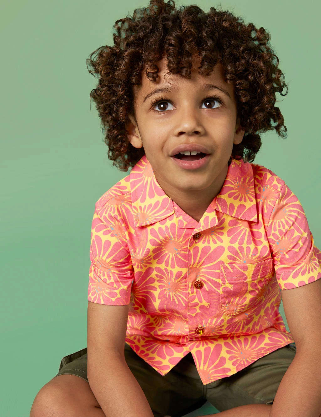 WHITE STUFF Pure Cotton Floral Shirt (3-10 Yrs) 3 WHITE STUFF Pure Cotton Floral Shirt (3-10 Yrs) - Image 3