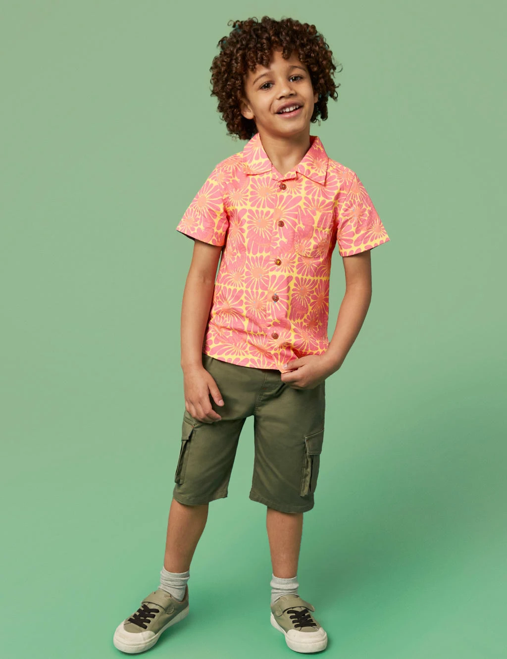 WHITE STUFF Pure Cotton Floral Shirt (3-10 Yrs) 4 WHITE STUFF Pure Cotton Floral Shirt (3-10 Yrs) - Image 4