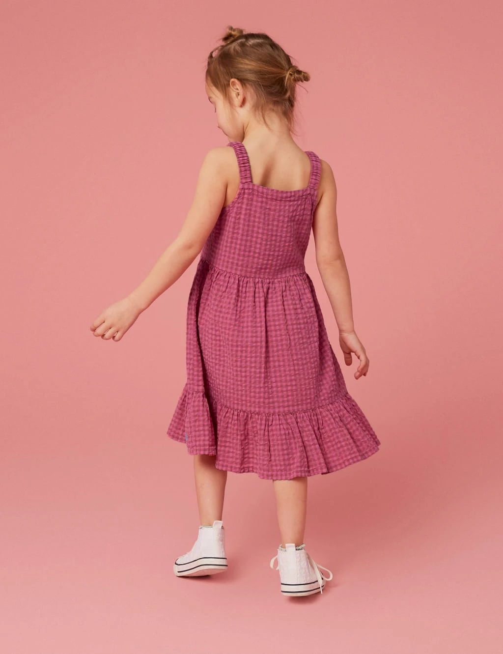 WHITE STUFF Pure Cotton Gingham Dress (3-10 Yrs) 5 WHITE STUFF Pure Cotton Gingham Dress (3-10 Yrs) - Image 5