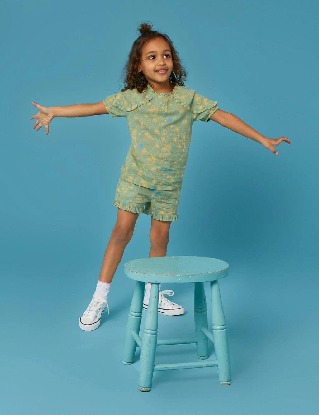 WHITE STUFF Pure Cotton Giraffe Print Top (3-10 Yrs) 4 WHITE STUFF Pure Cotton Giraffe Print Top (3-10 Yrs) - Image 4