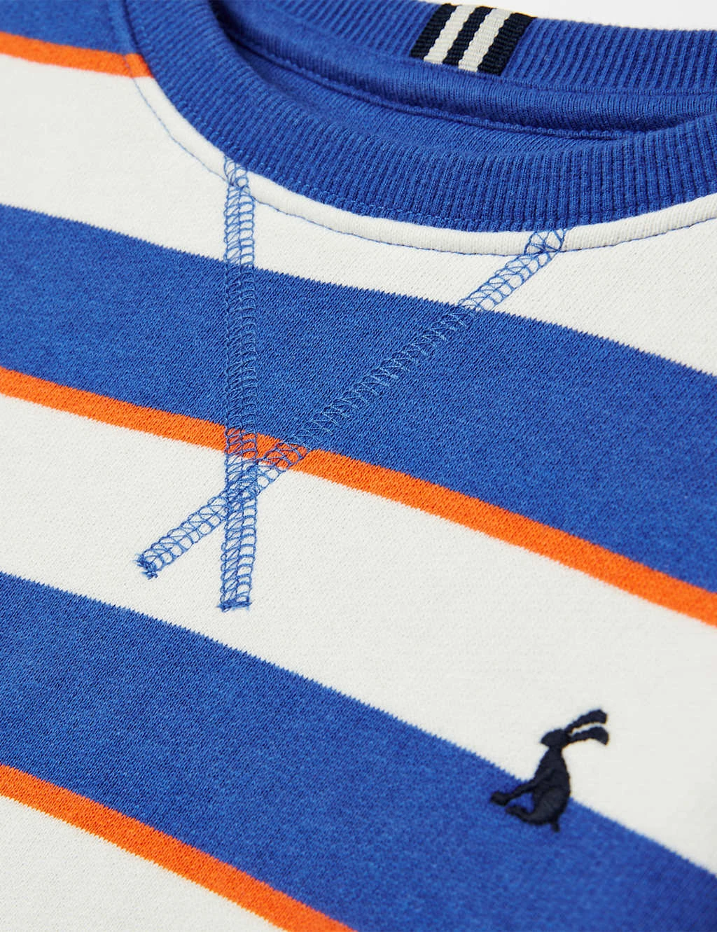 Joules Pure Cotton Striped Sweatshirt (2-12 Yrs) 4 Joules Pure Cotton Striped Sweatshirt (2-12 Yrs) - Image 4