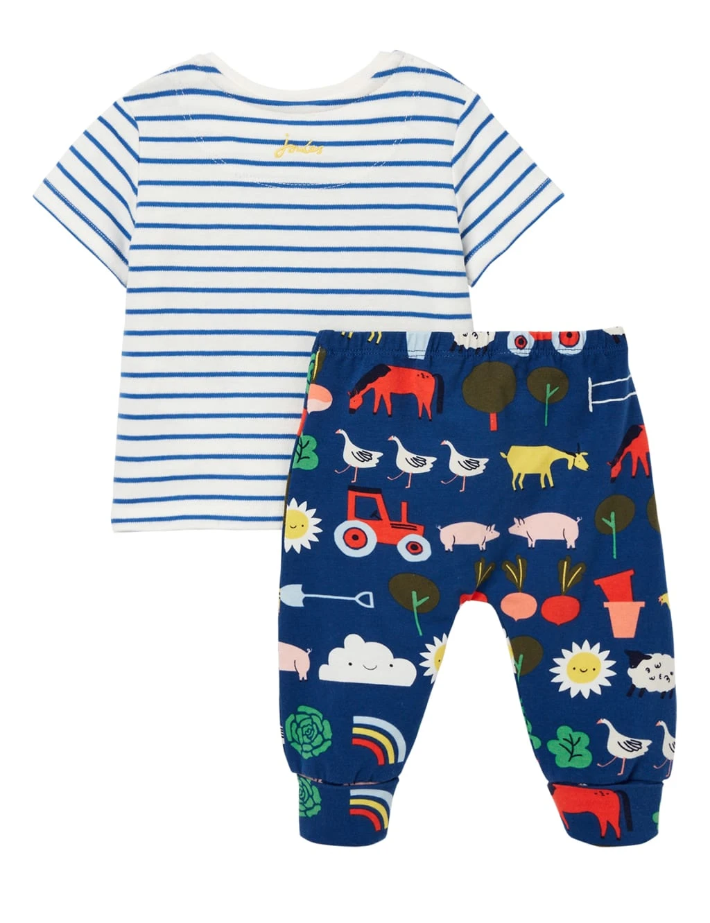 Joules 2pc Cotton Rich Farm Animal Outfit (0-3 Yrs) 3 Joules 2pc Cotton Rich Farm Animal Outfit (0-3 Yrs) - Image 3