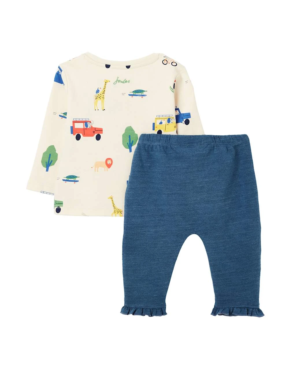 Joules Cotton Rich Printed Outfit (0-3 Yrs) 3 Joules Cotton Rich Printed Outfit (0-3 Yrs) - Image 3