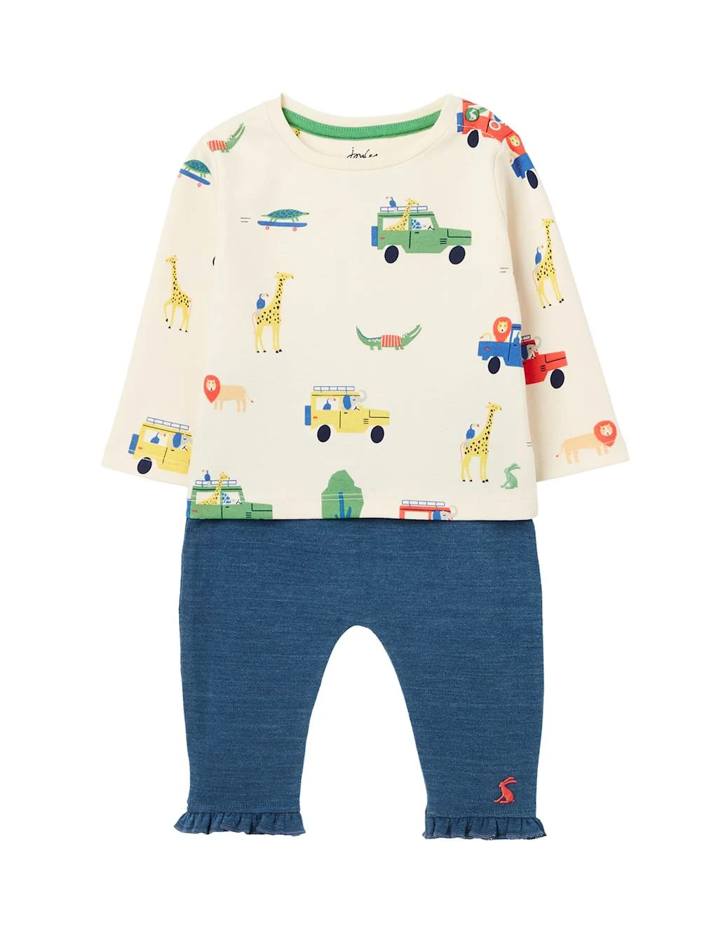 Joules Cotton Rich Printed Outfit (0-3 Yrs) 1 Joules Cotton Rich Printed Outfit (0-3 Yrs)