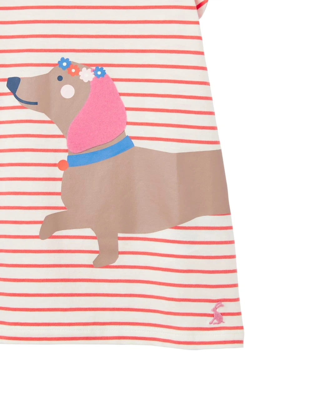 Joules Pure Cotton Striped Dog T-Shirt (2-12 Yrs) 5 Joules Pure Cotton Striped Dog T-Shirt (2-12 Yrs) - Image 5