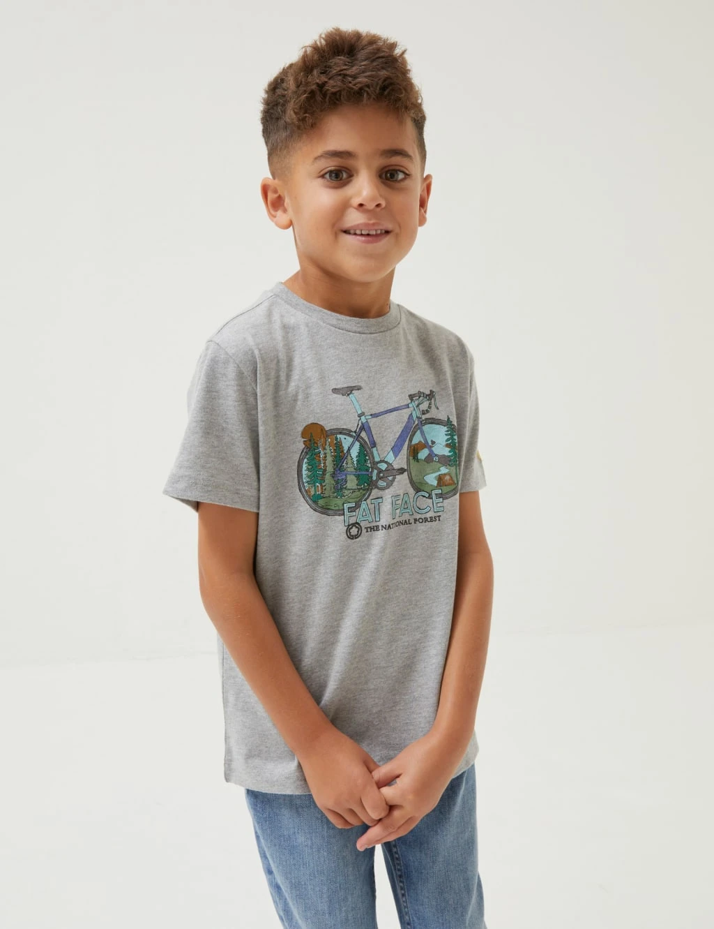 Pure Cotton Bike Print T-Shirt (3-13 Yrs) 1 Pure Cotton Bike Print T-Shirt (3-13 Yrs)