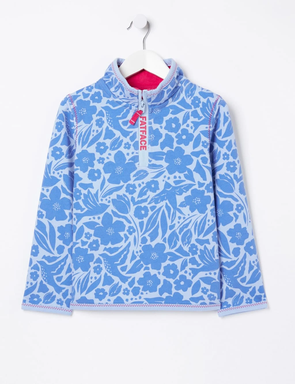 Cotton Rich Fleece Floral Sweatshirt (3-13 Yrs) 1 Cotton Rich Fleece Floral Sweatshirt (3-13 Yrs)