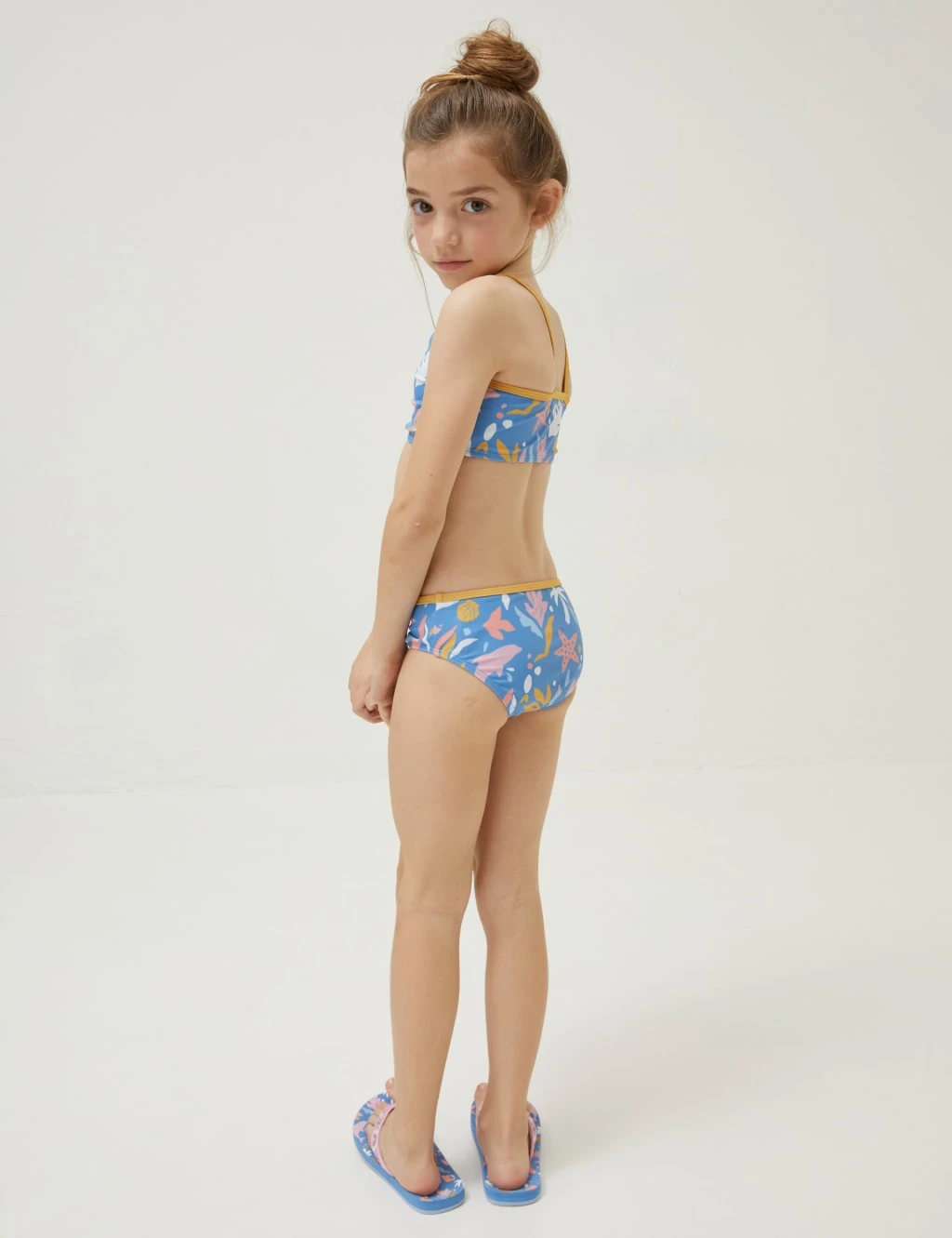 Sea Print Bikini (3-13 Yrs) 2 Sea Print Bikini (3-13 Yrs) - Image 2
