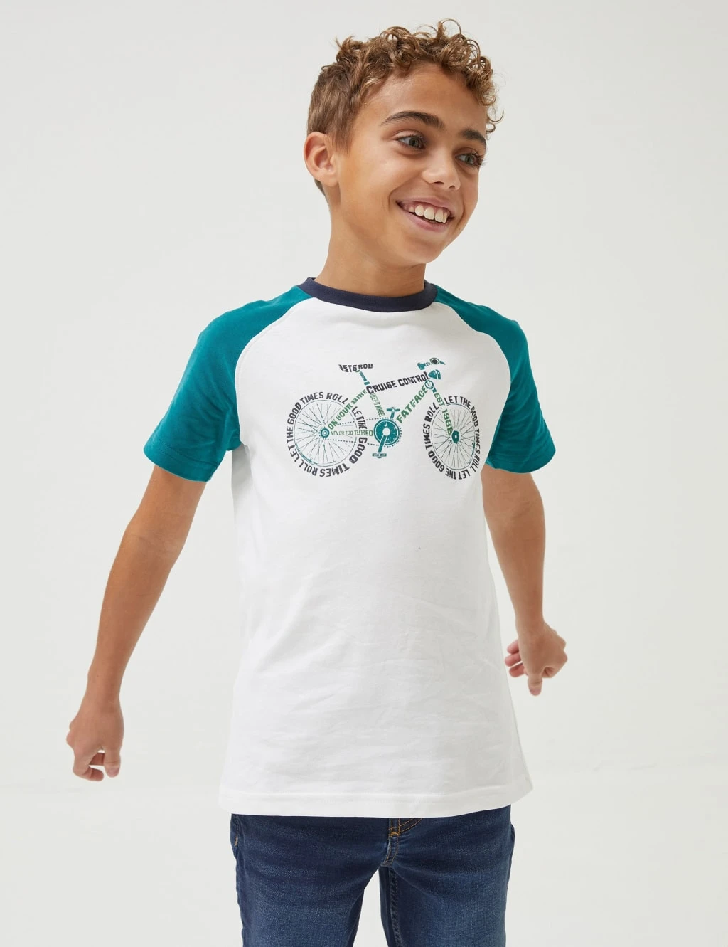 Pure Cotton Bike Graphic T-Shirt (3-13 Yrs) 1 Pure Cotton Bike Graphic T-Shirt (3-13 Yrs)
