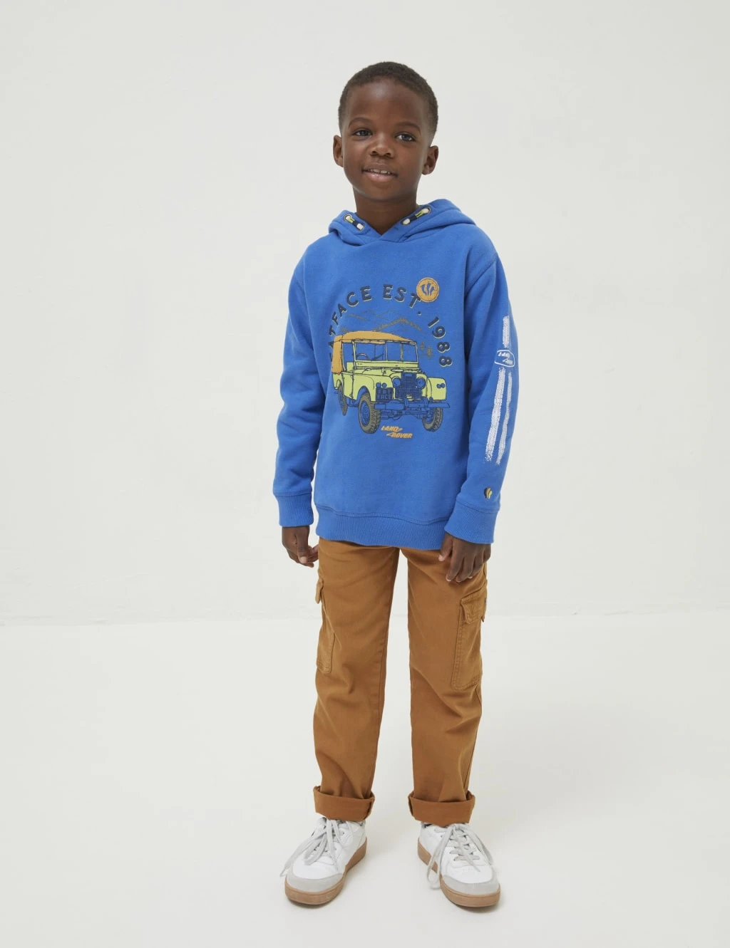 Cotton Rich Land Rover™ Hoodie (3-13 Yrs) 1 Cotton Rich Land Rover™ Hoodie (3-13 Yrs)