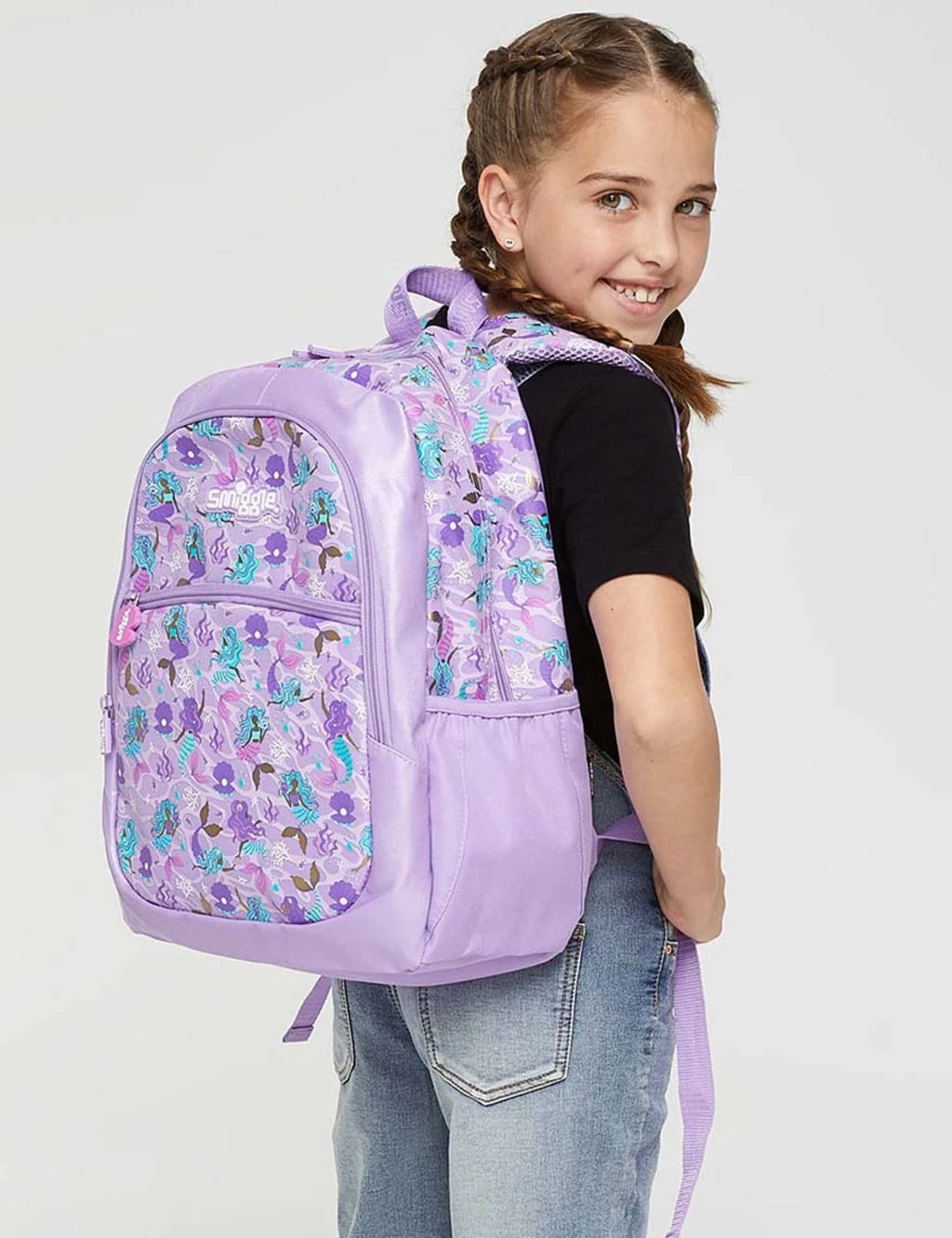 Kids' Mermaid Print Backpack 1 Kids' Mermaid Print Backpack