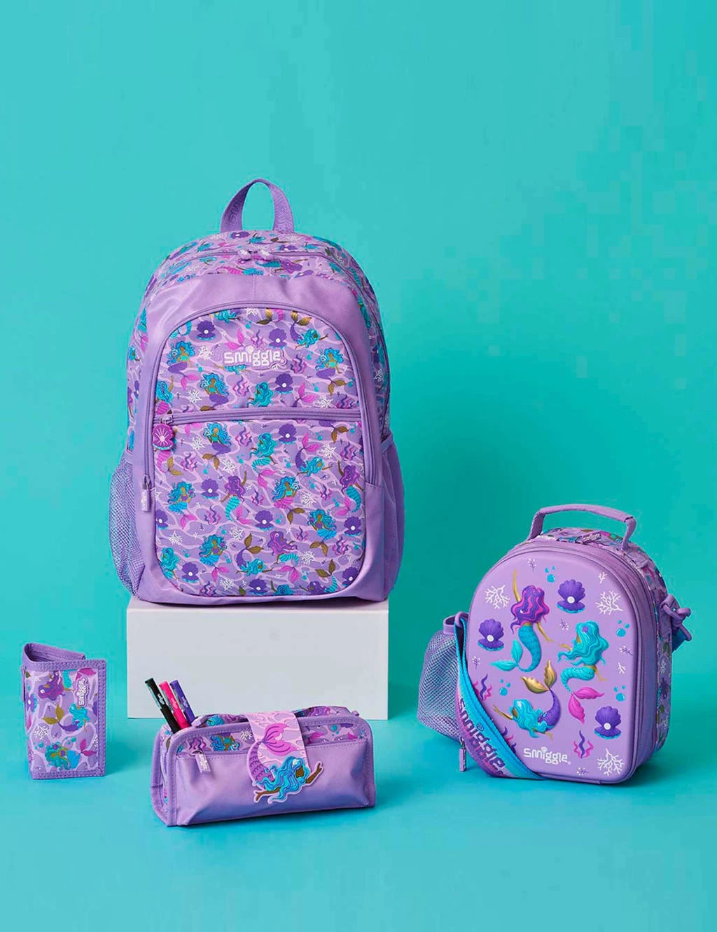 Kids' Mermaid Print Backpack 5 Kids' Mermaid Print Backpack - Image 5