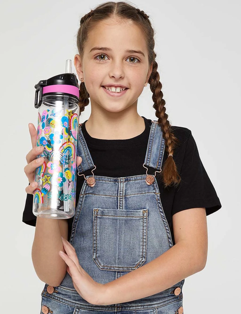 Kids' Rainbow Bird Water Bottle 1 Kids' Rainbow Bird Water Bottle