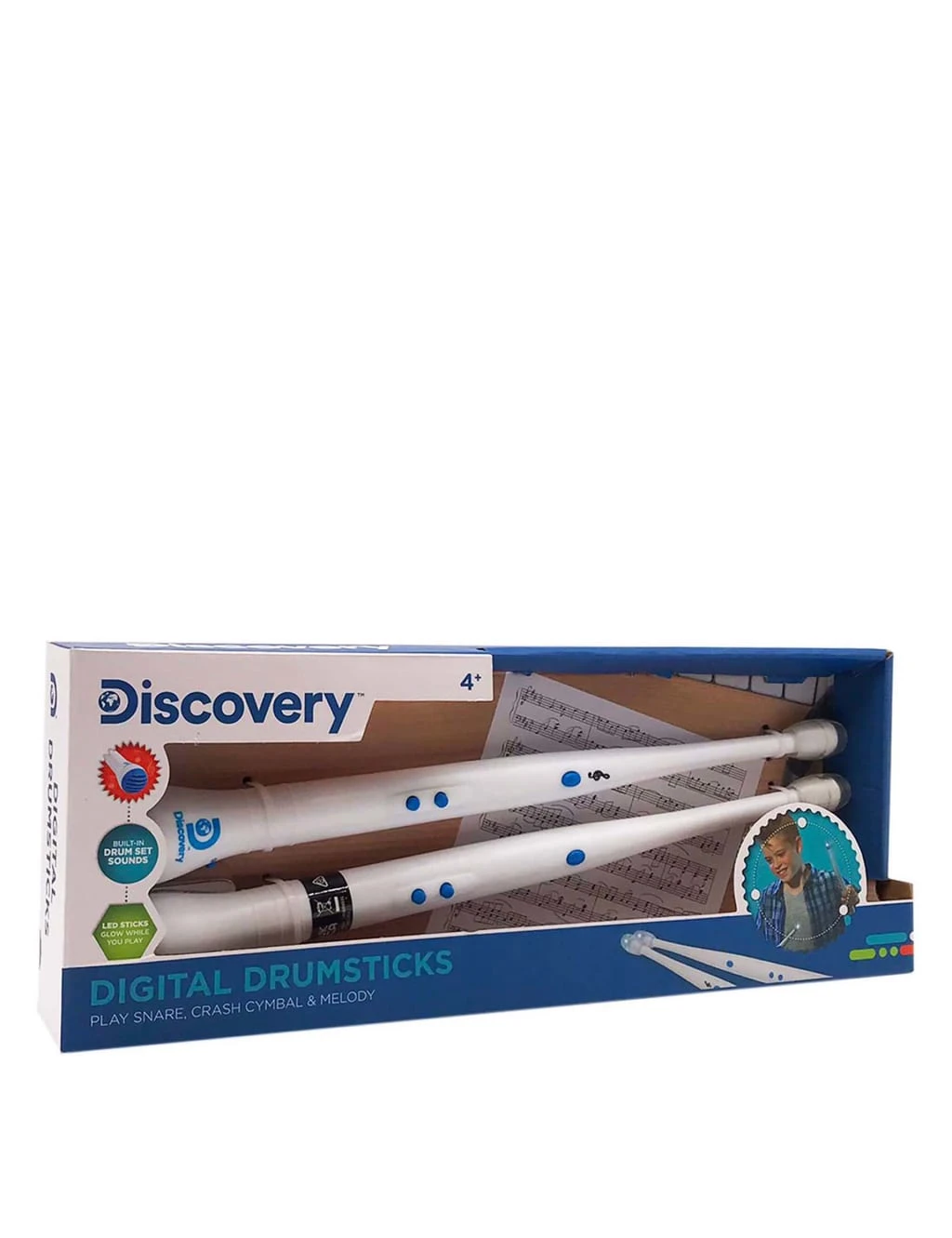 Discovery Digital Drumsticks (4+ Yrs) 1 Discovery Digital Drumsticks (4+ Yrs)
